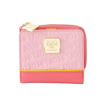 SAMANTHA THAVASA JoJo's Wonder Adventure, The Wind Of Gold, Collaboration Synthetic Leather Wallet Women's Pink