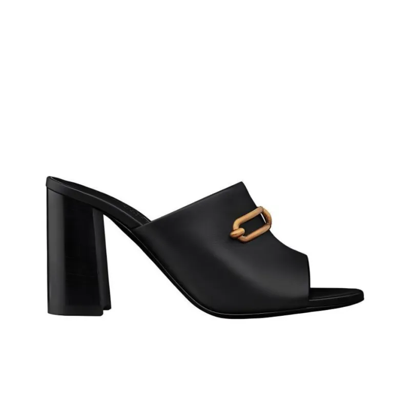 HERMES Odor Resistant Slide Slippers Women's Black-1