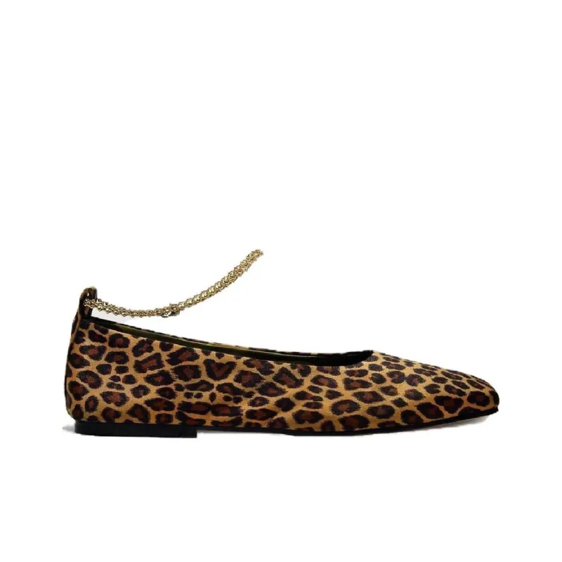 Maria Luca Augusta Leopard-print Ballerina Shoes-1