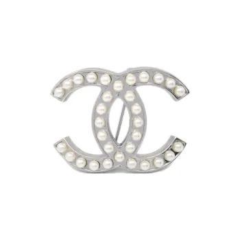 CHANEL 2005 Interlocking Cc Brooch