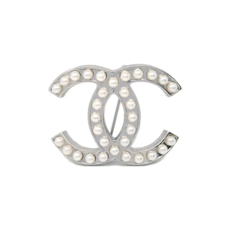 CHANEL 2005 Interlocking Cc Brooch-0