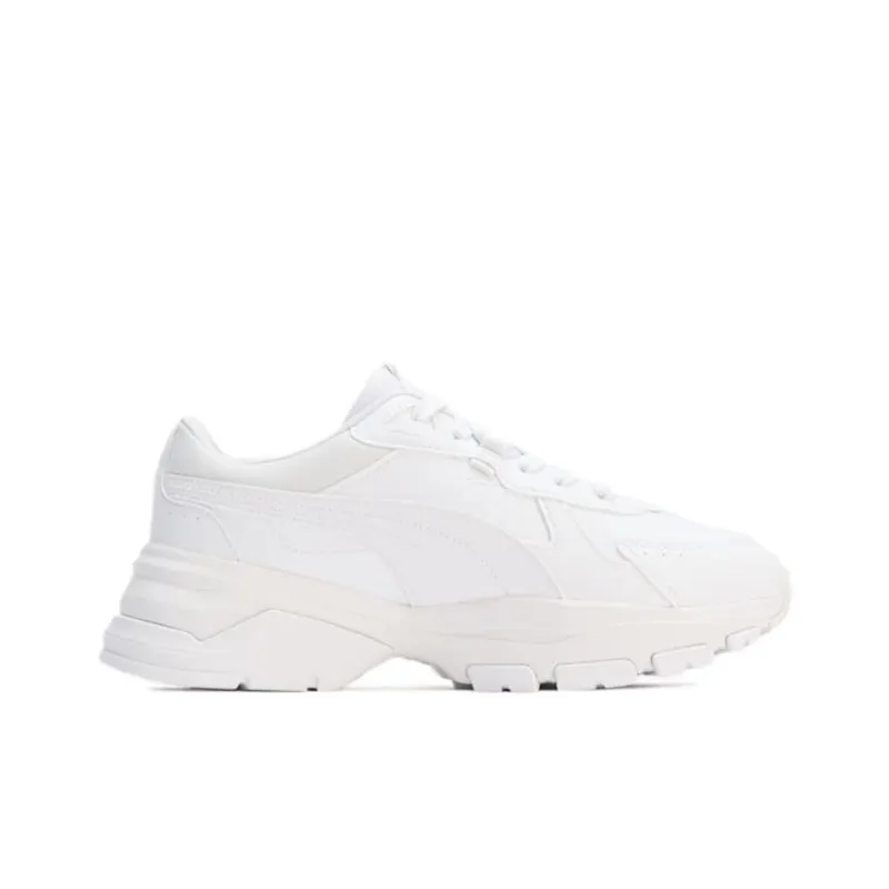 PUMA Cassia Anti-Slip Wear-Resistant Low-Top Casual Running Shoes Women's White Black-1