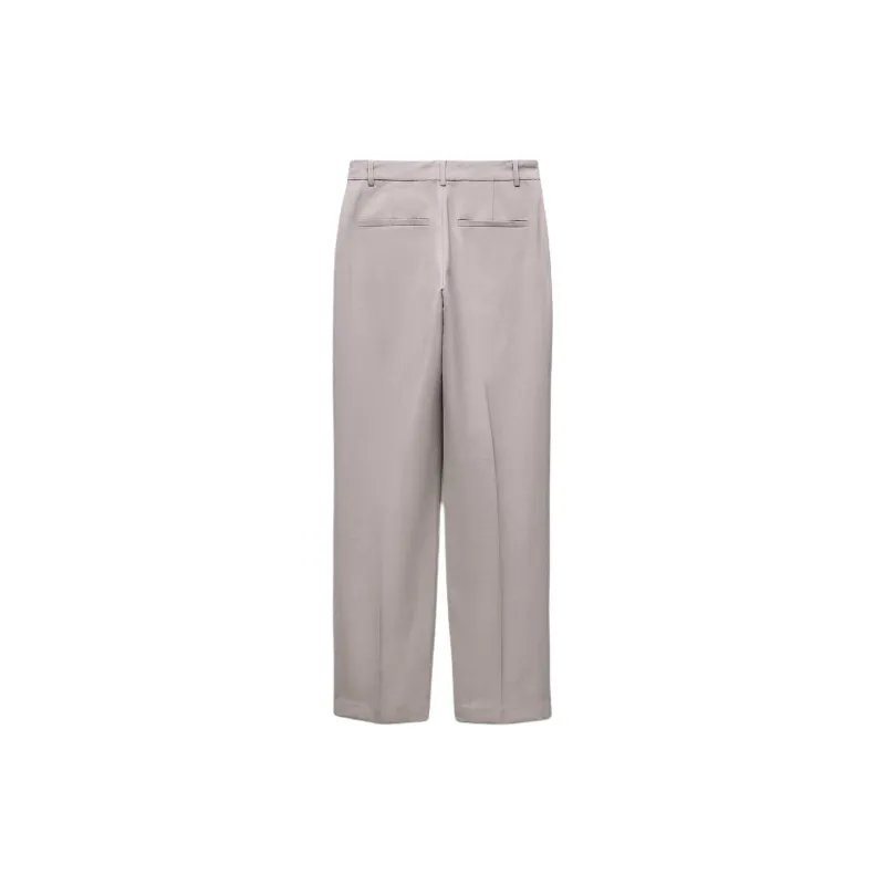 ZARA Casual Pants Women's Dark Taupe-1