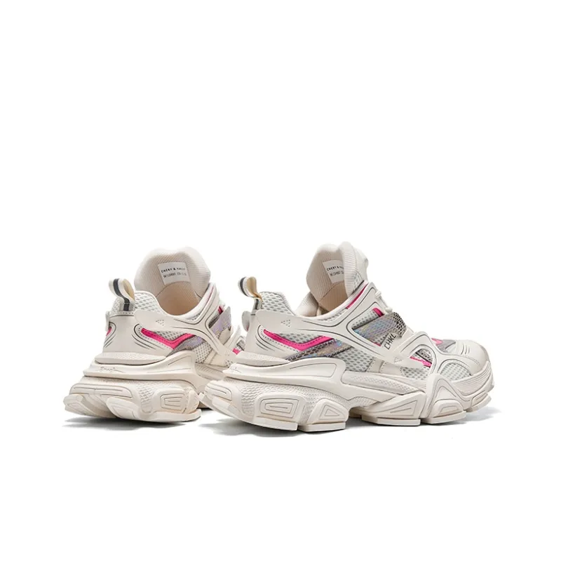 CHERYKALLY Jumping Candy Abrasion Resistant Breathable Coverage Low Top Chunky Sneakers 5cm Unisex-2