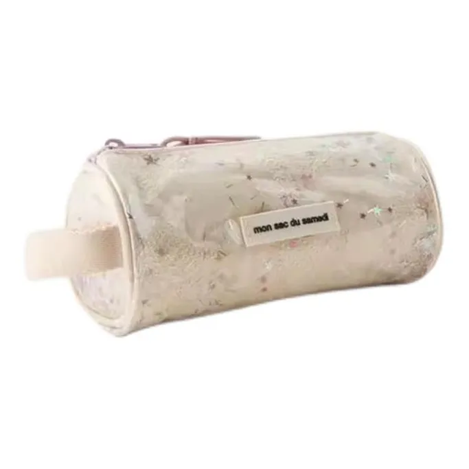ZARA Thermoplastic PU Polyurethane Clutch Regular Women's Light Beige Yellow-2