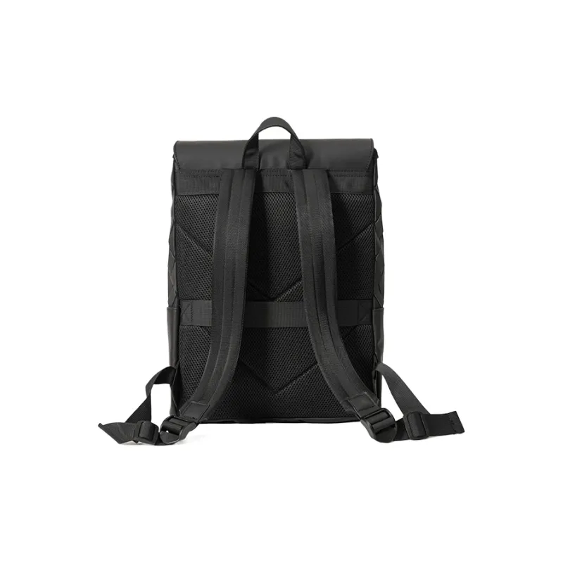 CARTELO PVC Backpack Laptop Bag Backpack Regular Unisex Black-3