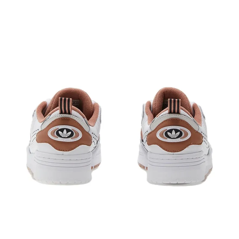 Adidas Originals Adi2000 Anti Slip Wear Resistant Low Top Skateboard Shoes Men's White Brown-3