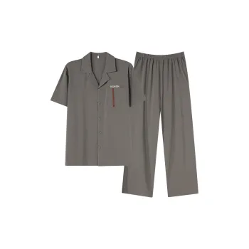 The Story Of The Flower Season Pajama Set Men's Olive