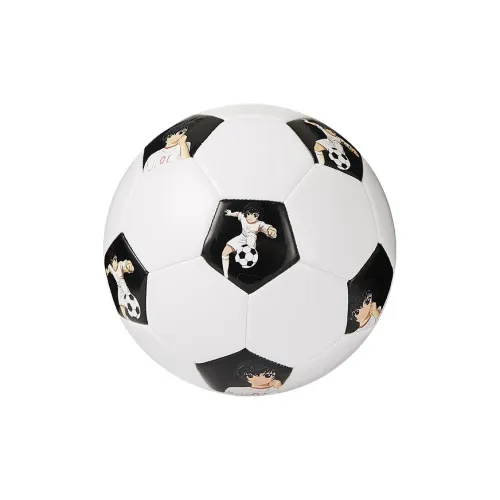 Vicleo Size 5 Soccer PVC Machine Stitched Soccer Ball Kids' White Black