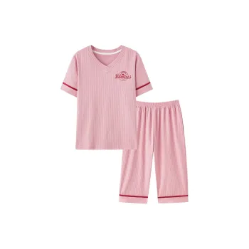 Mulong Family Pajama Set Women's Peach