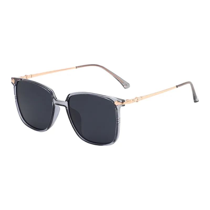 BSELEON TR/Memory Plastic Square Sunglasses Unisex-1