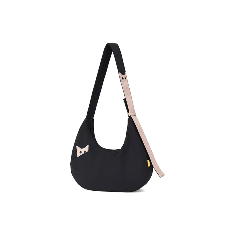 NOXXON Nylon Fabric Shoulder Bag, Crossbody Bag Regular Women's Khaki/Haze Blue/Obsidian Black-9