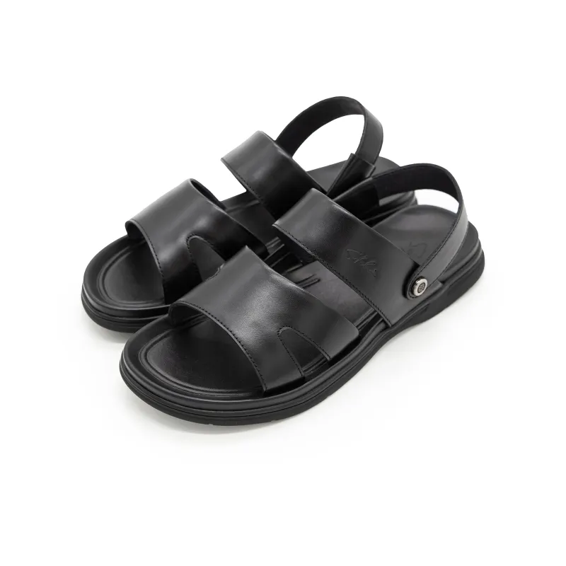 Satchi Slip Resistant Slide Slippers Men's Black-2