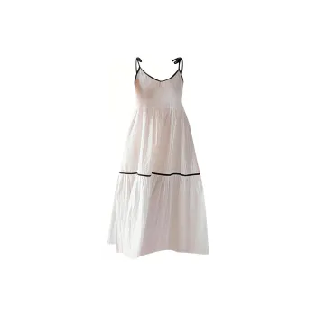Flowers In Water Nightgown Women's White