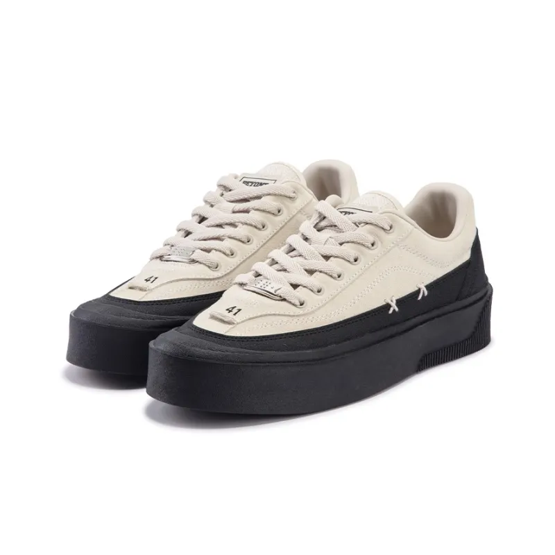 361° Sand Dune Coverage Cushioning Low Top Skateboard Shoes Men's Oat Milk Black-1
