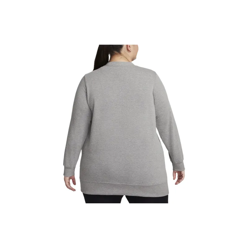 Nike Dri-FIT One Women's Crew-Neck French Terry Tunic Plus Size-1