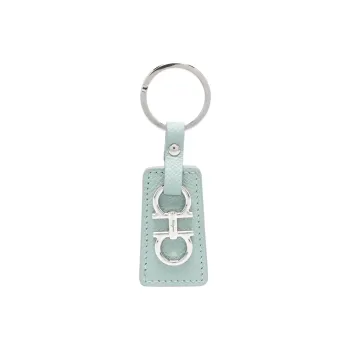 FERRAGAMO Calfskin Keychains Women's Blue