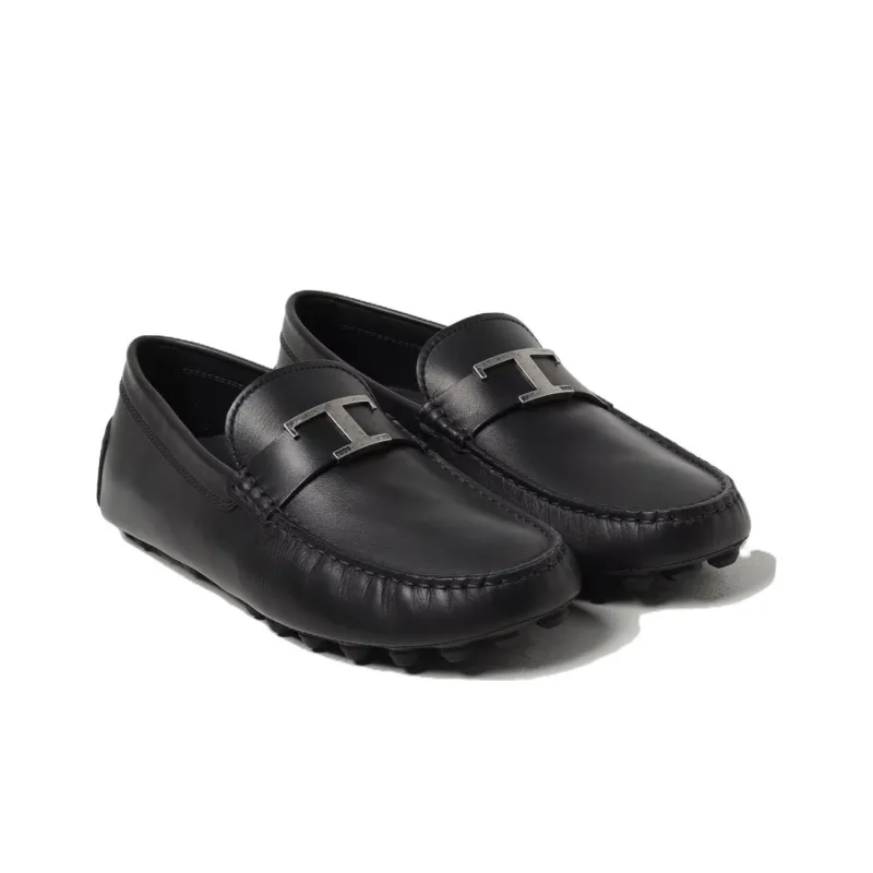 TOD'S Gommino Logo Plaque Loafers-2