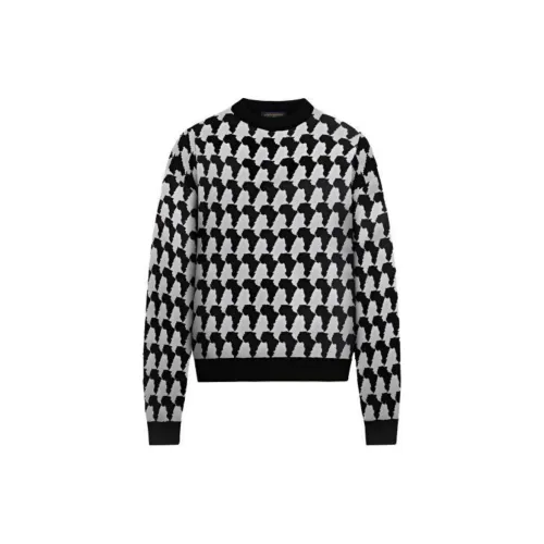 LOUIS VUITTON New Quarterly Products Of LV Sweaters Men Black