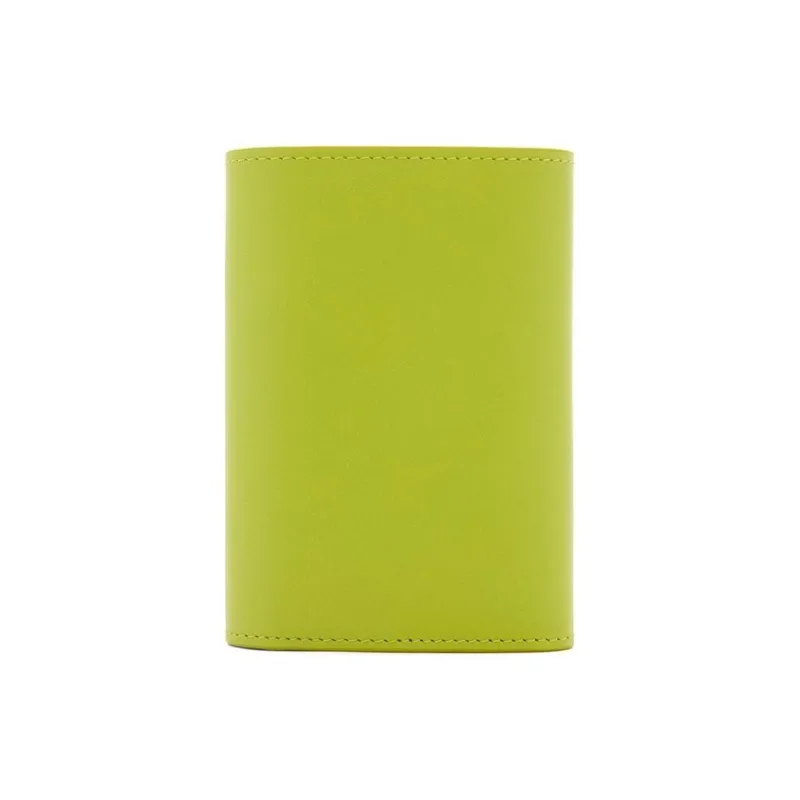 LOEWE Shiny Nappa Calfskin Wallet Small Size Women's Bright Green-1