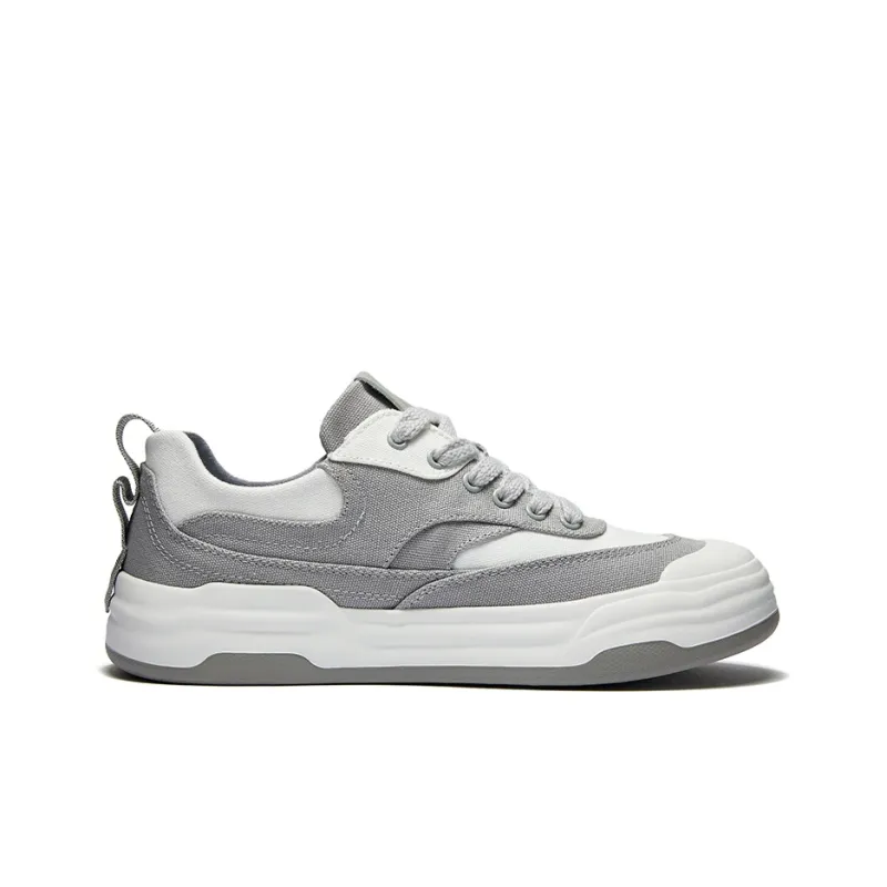 JIPIAO Low Top Canvas Shoes Unisex Gray White Please Order One Size Down-1