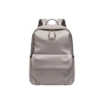 POLO Fabric Graduation Travel Backpack Women's Backpack Backpack Large Size Women's Ecru & Apricot/Gray & Brown