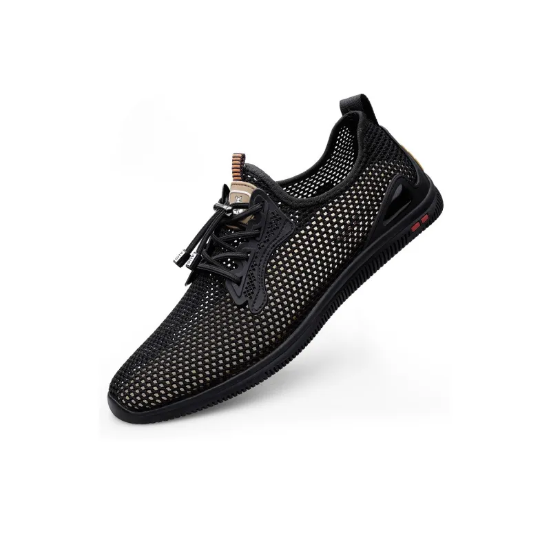AUSFAMDS Anti-Slip Wear-Resistant Breathable Quick Dry Low-Top Casual Shoes Men's-1