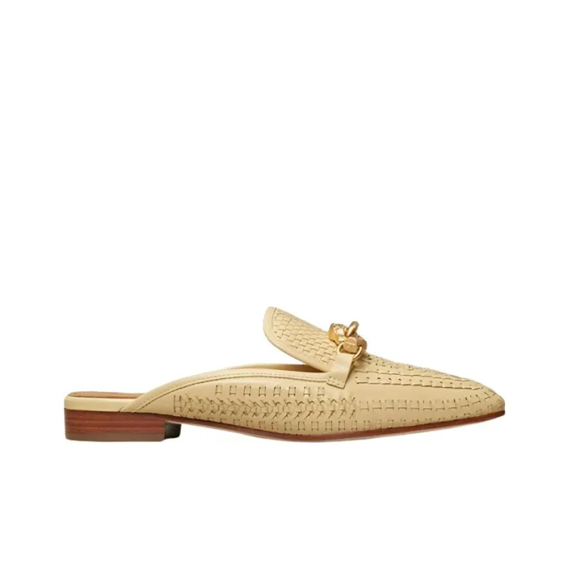 TORY BURCH Jessa Other Slip-Resistant Wrap-toe Slippers Women's Gold-1