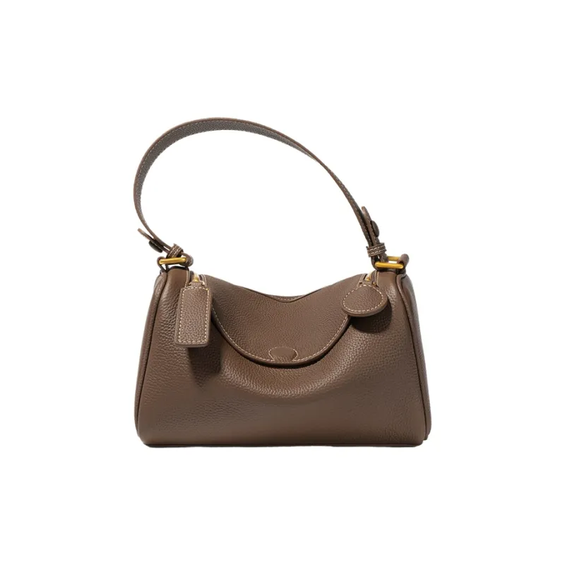 BLAKE FLEETO Top Grain Cow Leather Pillow Bag, Shoulder Bag, Crossbody Bag, Handbag Women's Multicolor-2