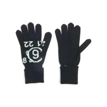 MM6 Maison Margiela Numeric Wool Gloves