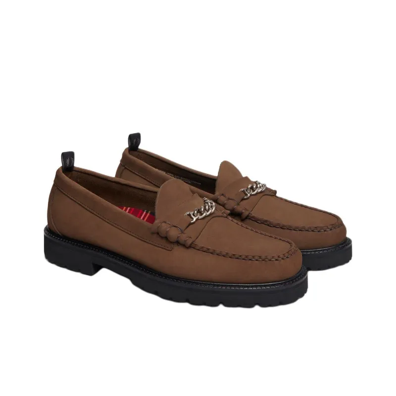 FRED PERRY x G.H. Bass & Co. Loafers Men's Brown-2