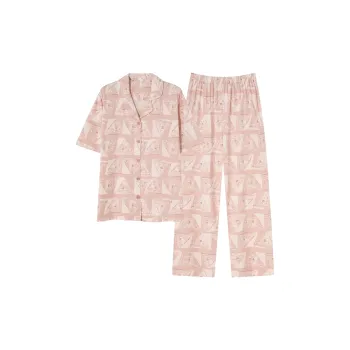 The Story Of The Flower Season Pajama Set Women's Cameo Brown