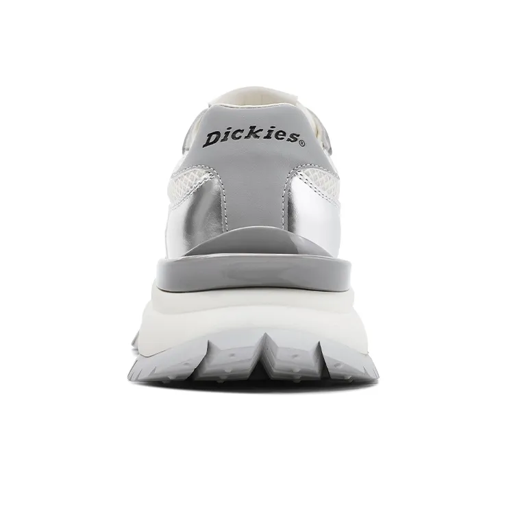 Dickies Low Top Chunky Sneakers Women's Silver-3