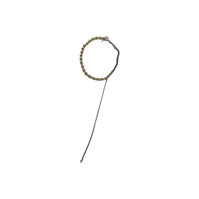 JUSTINE CLENQUET Brass, Palladium Plated, 24K Gold Plated Necklaces Women's Gold-0