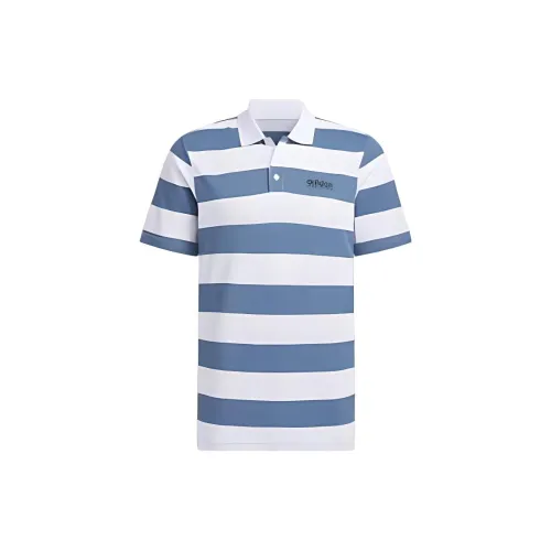 Adidas Polo Shirts Men White/Disappearing Blue