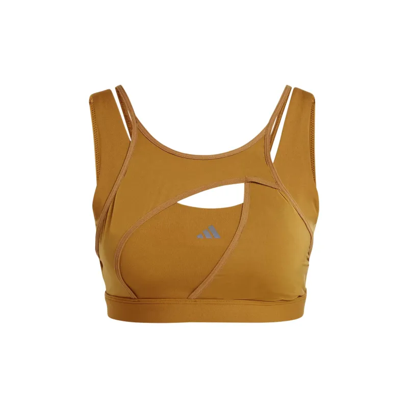 Adidas Neo Powerimpact Luxe Medium Support Bra Women's Brown-0