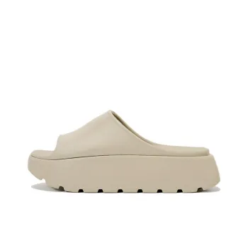 ZARA Slide Slippers 5cm Women's Taupe
