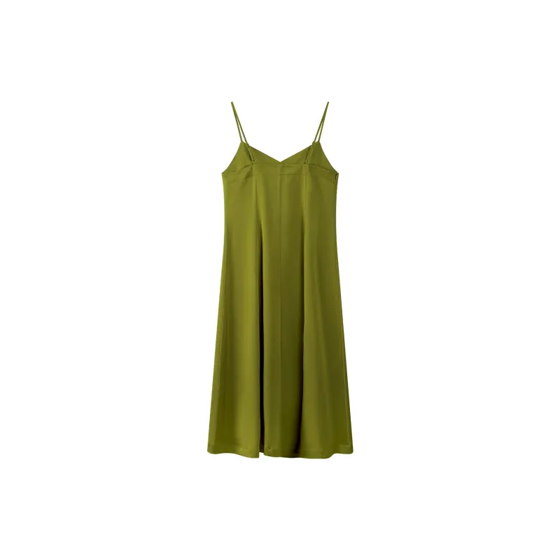 THE SEA LIFE Slip Dress Women's Moss Green-1