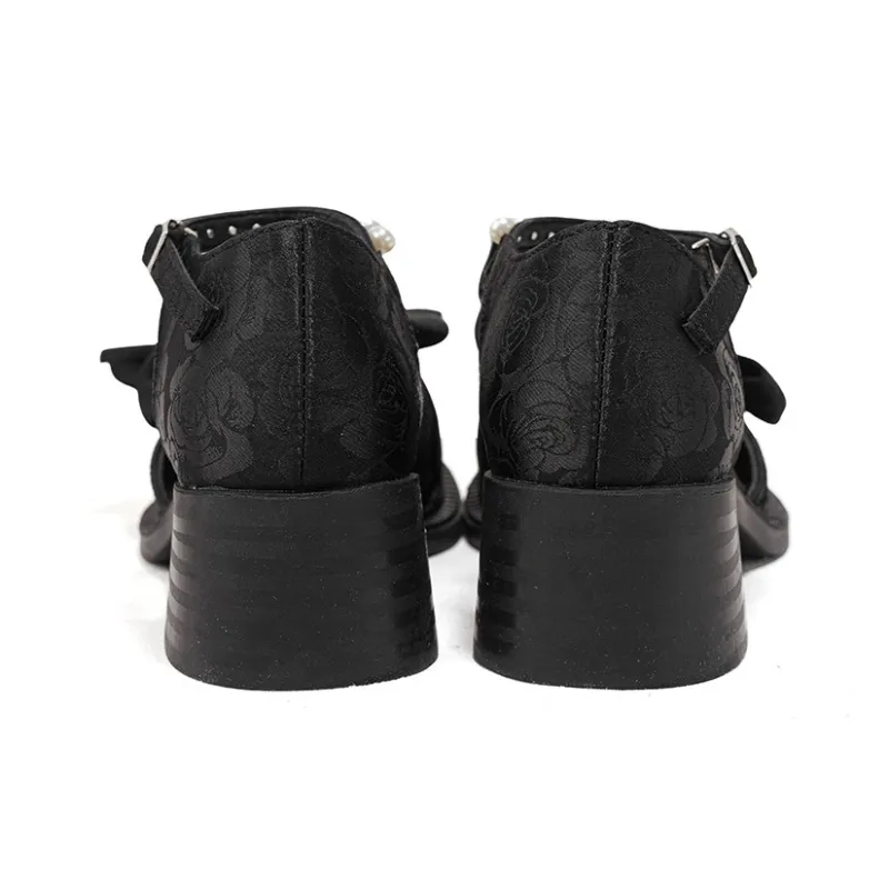 Crocodile Strap Sandals Women's-4