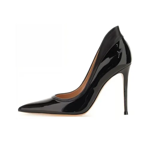 GIANVITO ROSSI Tuxedo 100mm Leather Pumps