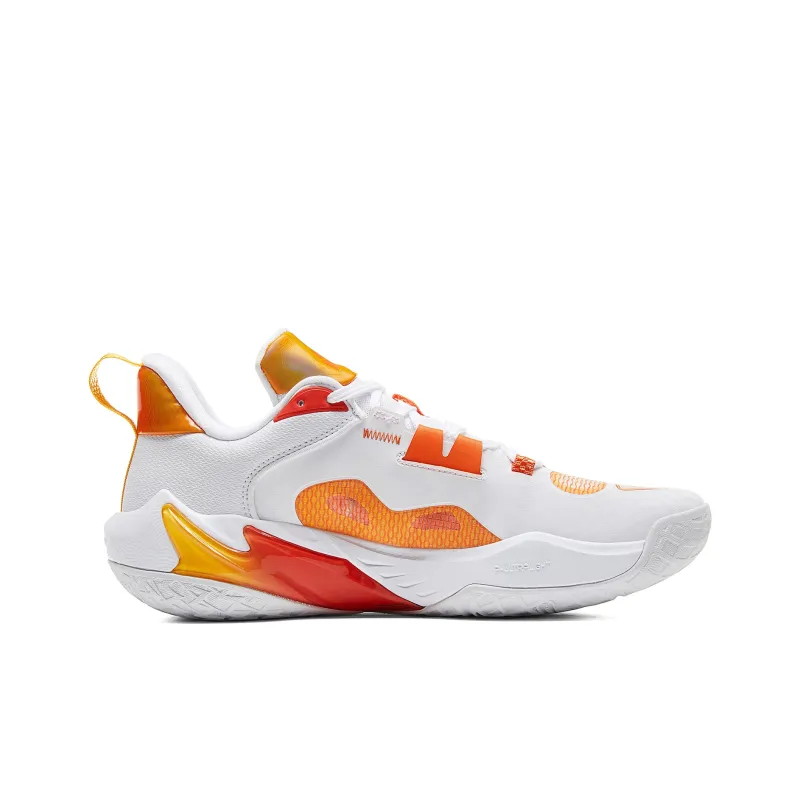 PEAK Basketball Shoes Men Low Top Baymax/Orange-1