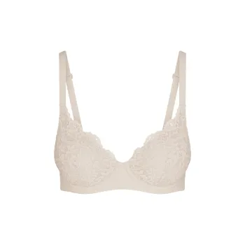SKIMS FITS EVERYBODY LACE FULL COVERAGE BRA Bra Women's STONE/Stone Color