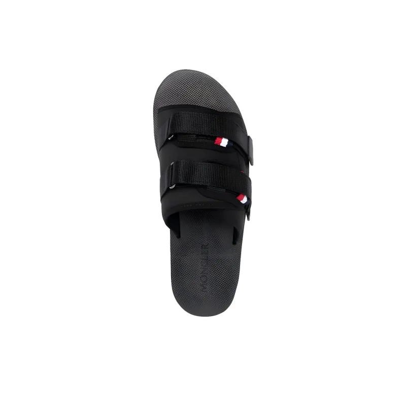 Moncler Logo Patch Slidework Sandals-3