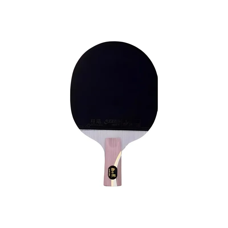 DHS Ping Pong Paddles Unisex Black Red-4