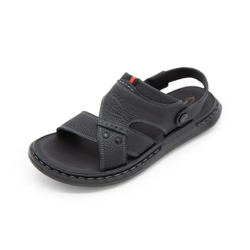 Satchi Beach Sandals Men's Black-1