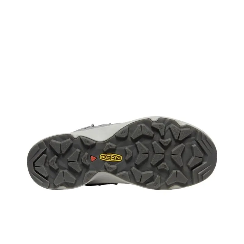 KEEN Uneek CHUKKA Cushioning Wear-Resistant Mid-Top Outdoor Shoes Men's Steel Gray-5