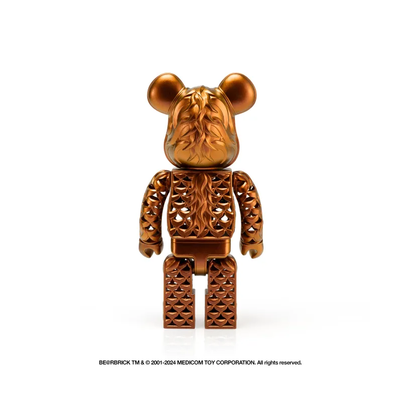 BE@RBRICK SELANGOR EARTH DRAGON Royal Selangor Golden Dragon And Silver Bear BWWT3 Area Limited 400%-3