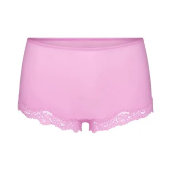SKIMS FITS EVERYBODY LACE BOY SHORT Underpants Women's 1 Pack PETAL/Floral Color
