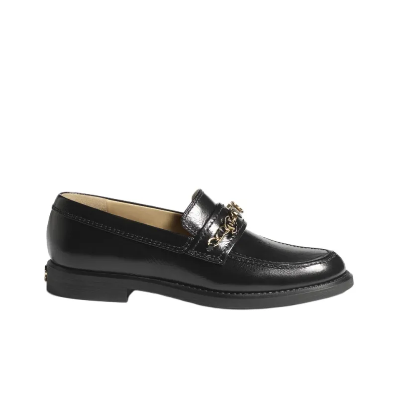 CHANEL Loafers Women's Black-1