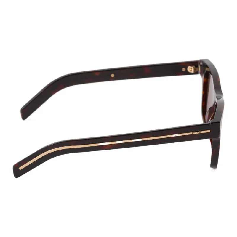 PRADA Tortoiseshell effect Square frame Sunglasses-3